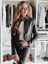 Női bőrdzseki ROCKYLADY fekete Dstreet TY4968 TY4968