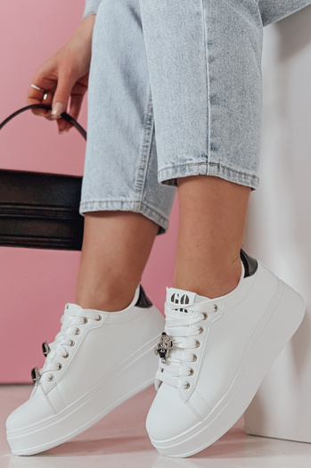 Női platform tornacipő SOLICIA fekete Dstreet ZY0873 ZY0873