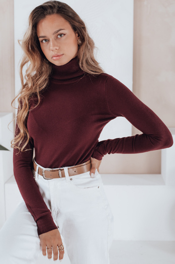 Női garbó VANORIA bordó Dstreet MY2490