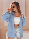 Női túlméretezett muszlin ing MUSLINEA kék Dstreet DY0479