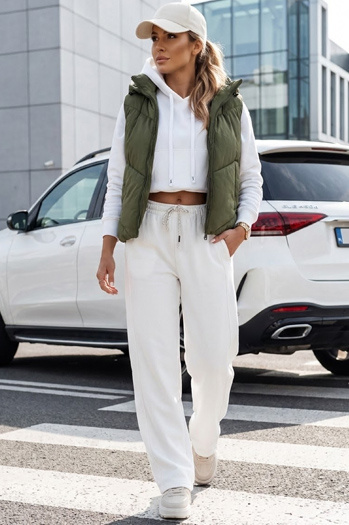 Női steppelt mellény LIKEHUGS zöld Dstreet TY4977