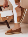 Női LANSI teve színű espadrilles Dstreet ZY0060 ZY0060_1
