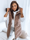 Női steppelt mellény GAMIS rózsaszín Dstreet TY3292_1