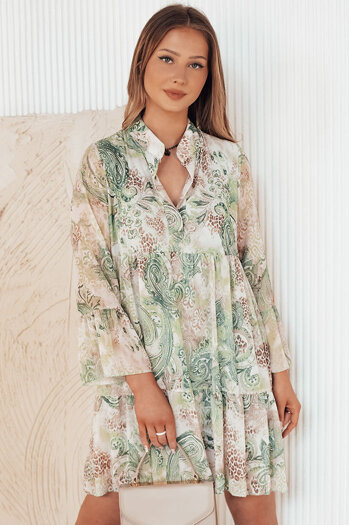 Mini női ruhá PRINSA Szín Zöld DSTREET EY2476