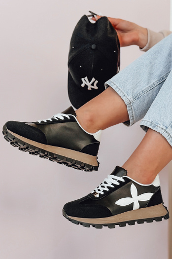 Női sportos tornacipő FLEXIMOT fekete Dstreet ZY0906