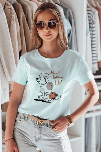 Női LUMIFIT uszkár kék póló Dstreet RY2737