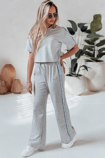 Női oversize edzőruha szett SPORT LIKE szürke Dstreet AY1145 AY1145