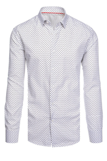 Férfi hosszú ujjú ing Szín Fehér DSTREET DX2507