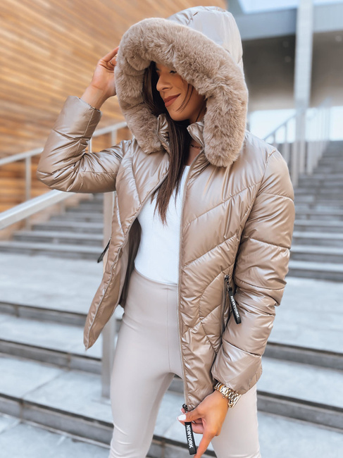 Női téli dzseki HAZEL SOFT Szín Arany DSTREET TY3692 