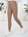 Női viaszos bézs leggings Dstreet UY2727