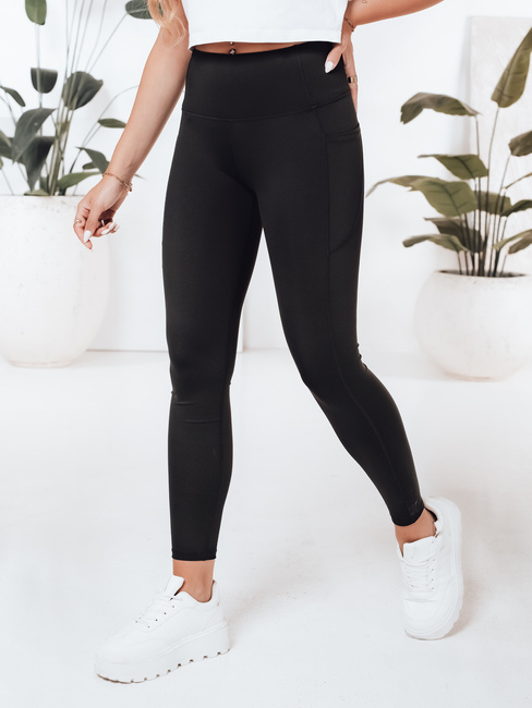 Női sportos leggings LEGGIVIBE fekete Dstreet UY2723