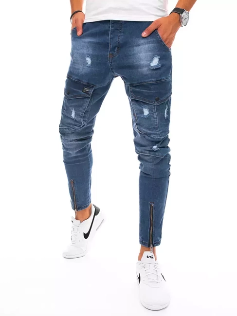 Kék férfi famer jogger Dstreet UX3293