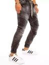 Sötétszürke férfi jogger farmernadrág Dstreet UX3225