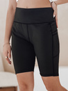 Női kerékpáros rövidnadrág SPORT LOVER fekete Dstreet SY0423