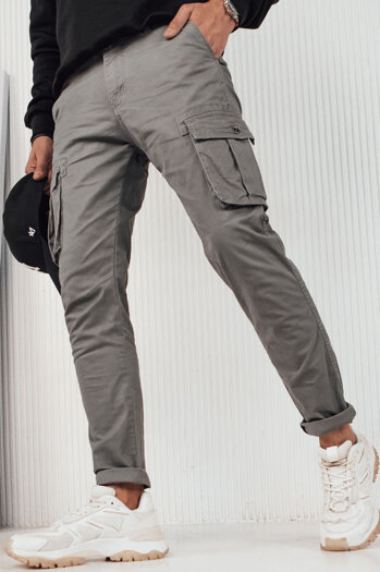 Férfi oldalzsebes nadrág Szín Szürke DSTREET UX4255