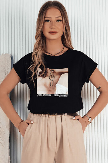 Női FALCI póló fekete Dstreet RY2397