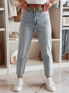 Női farmer mom fit nadrág JEANMOM kék Dstreet UY2421_3