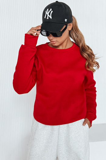 Női nem kapucnis pulóver FASHION II Szín Piros DSTREET BY0147