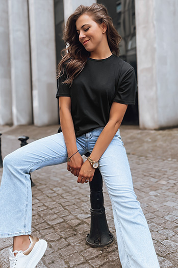 MAYLA női póló fekete Dstreet RY2123