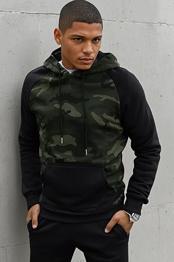 Férfi kapucnis pulóver Szín Zöld DSTREET BX5485