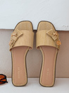 Női flip-flop TEDDYLUXE bézs Dstreet ZY0955 ZY0955