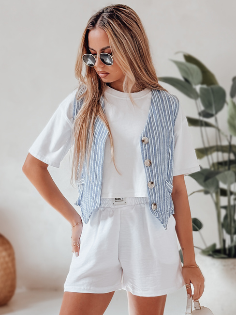 Női rövidnadrág OWN STYLE fehér Dstreet SY0456