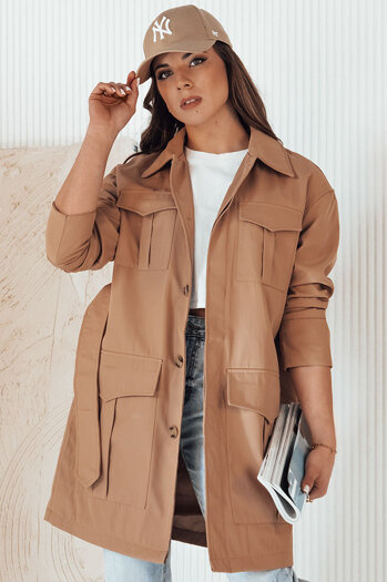 VERMONT női nyakkendő átmeneti kabát camel Dstreet NY0580