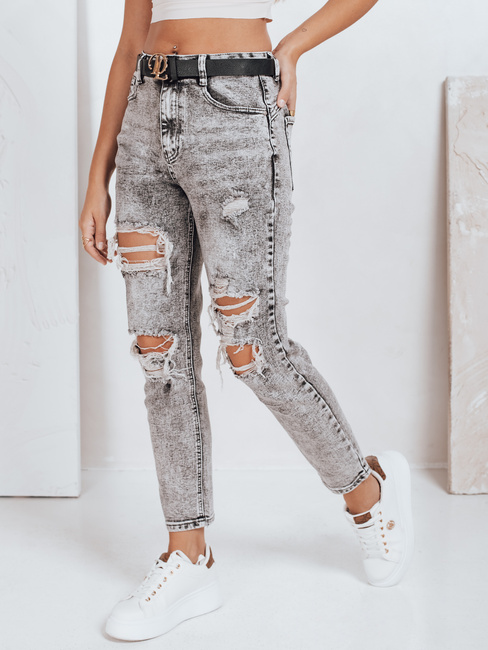 Női push up farmer lyukacsos szürke Dstreet UY2780 UY2780