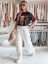 Női oversize mackós póló FUNTED fekete Dstreet RY2849_3