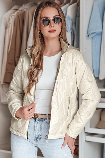 Női átmeneti kétoldalas dzseki SYLVIAN fehér Dstreet TY4862