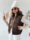 Női steppelt mellény URBANELLE barna Dstreet TY4970 Dstreet TY4970