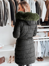 Női téli parka dzseki TRENDNEL megfordítható kapucnival fekete Dstreet TY5023