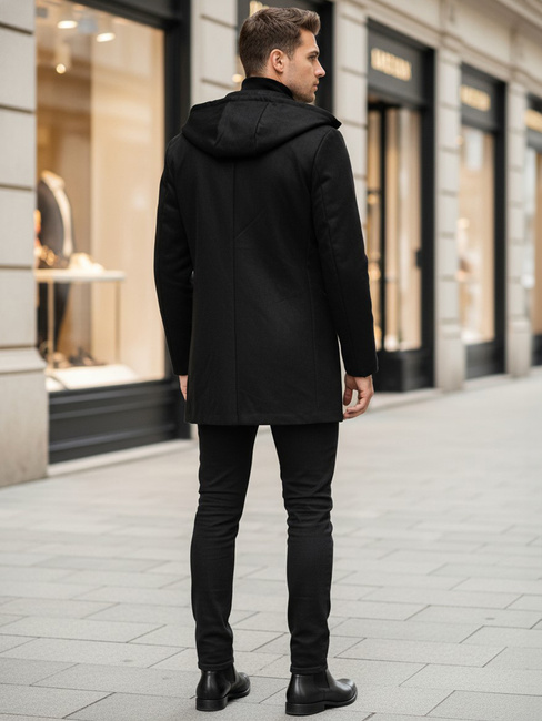 Férfi téli kabát Szín Fekete DSTREET CX0444