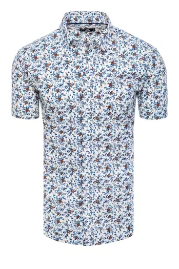 Férfi rövid ujjú ing Szín Fehér DSTREET KX1011