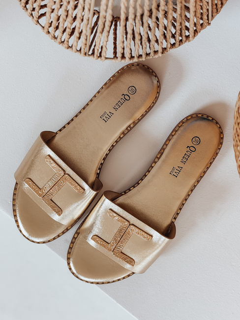 Női flip-flopok GOLDISH arany Dstreet ZY0941