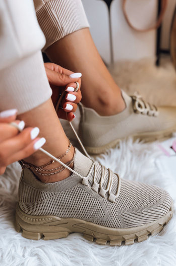 Női sportcipők STEEL THUNDER Szín Khaki DSTREET ZY0345