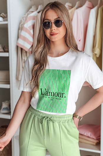 Női póló LAMOUR fehér Dstreet RY2586