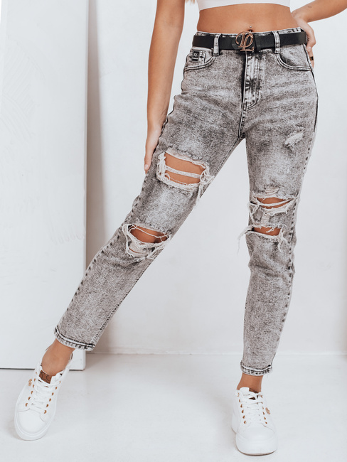 Női push up farmer lyukacsos szürke Dstreet UY2780 UY2780