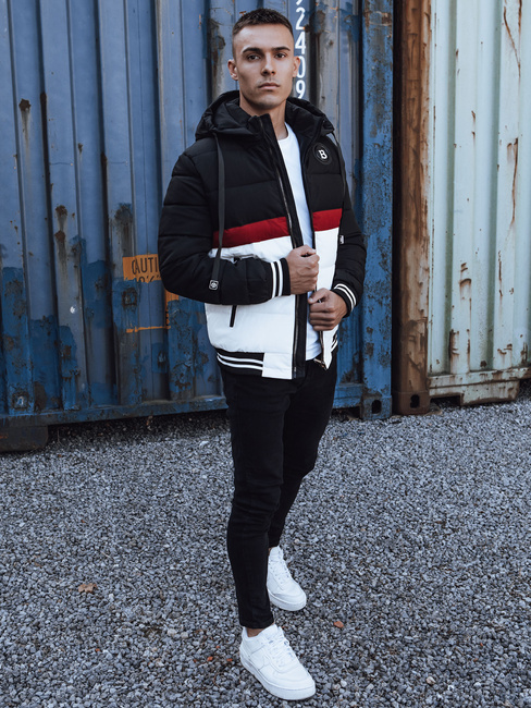 Kurtka zimowa męska pikowana czarna Dstreet TX4869