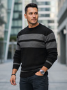 Férfi fekete pulóver Dstreet WX2329