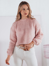 Női oversize pulóver BILLIS rózsaszín Dstreet MY2283