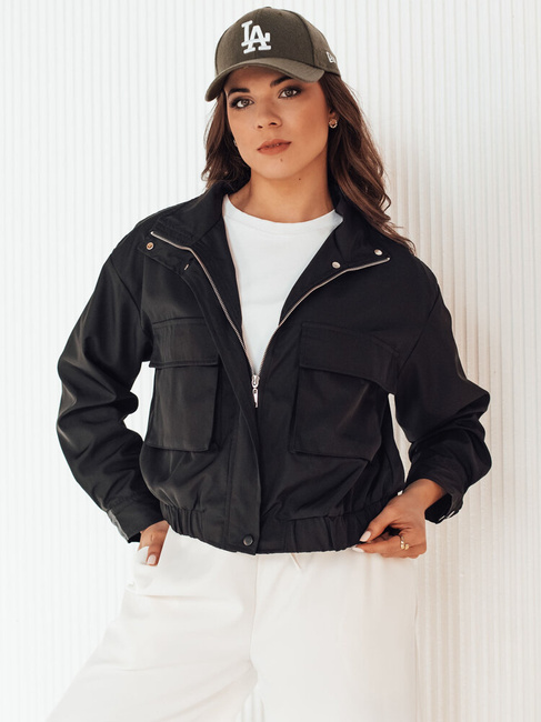 Női átmeneti dzseki ISTAN fekete Dstreet TY4185