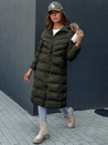 Płaszcz zimowy damski LUXWARM zielony Dstreet TY4377_2