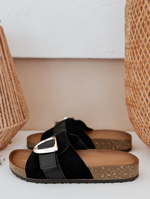 NOLVINA női flip-flopok fekete Dstreet ZY0982