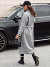 Női oversize kabát CAMELLYN hosszú szürke Dstreet NY0742 NY0742