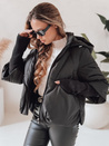 MISSLAYER női télikabát kapucnival fekete Dstreet TY5034