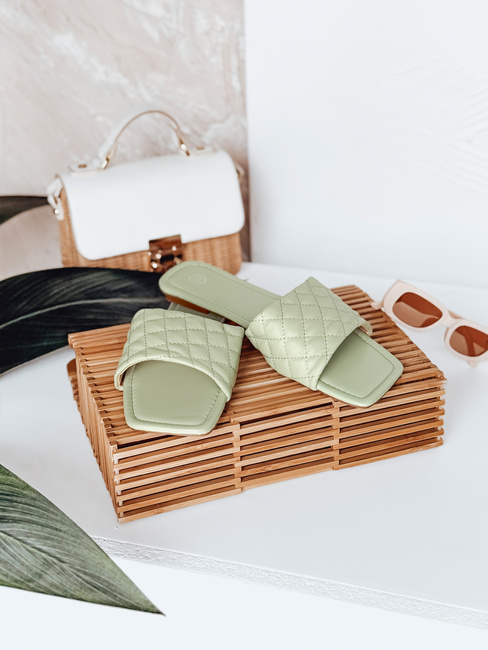 Női SATELIVA flip-flopok zöld Dstreet ZY0971