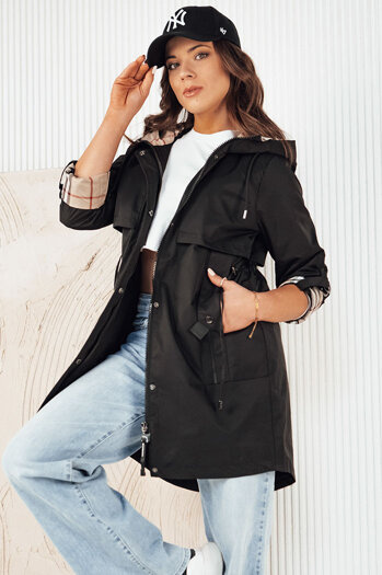 Női parka dzseki VERDU fekete Dstreet TY4226