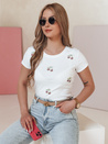 Női CHERRYDUST cseresznye fehér póló Dstreet RY2853_3