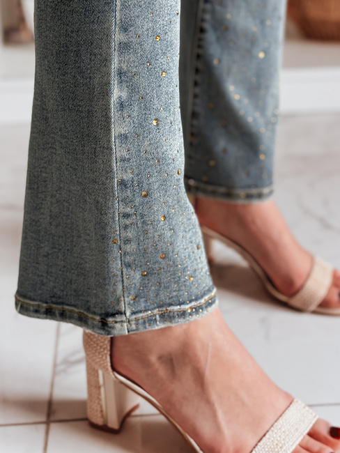 Női farmernadrág cirkónia BLINKFIT kék Dstreet UY2449 D Street UY2449